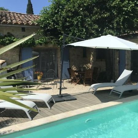 Maison De Plain Pied Pour 4 Pers Piscine Lussan Lussan  Eksteriør bilde